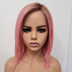 Belle Tress Peppermint Dusty Rosa Pink Wig
